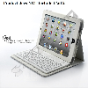  iPad/iPad2 Case with integrated removable Bluetooth Keyboard (white) 